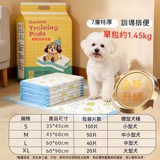 DORIMIA 寵物訓練尿墊, 1套, 1個裝