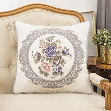 다기능 순면 이불 겸용 두꺼운 쿠션, 플로럴 블룸 순면 이불