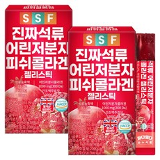 순수식품 석류 저분자 콜라겐 젤리 스틱, 300g, 2개
