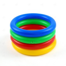 플라스틱 링 원형 받침대 공 수박 과일 전시 보관 거치대 줄서기 이동 손잡이 도넛형 고리 13cm 옐로우, C 13cm 옐로우, 1개