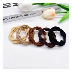 VIISEN 헤어클립 5개 세트 귀여운 멋진 여성용 실뜨기 천 헤어핀 여자아이 머리 고정용 머리 장식 앞머리 우아함 귀여운 멋진 여성용 일상용 파티 다색