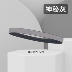 導汗運動髮帶 女士細款束髮帶 跑步健身瑜伽頭飾, 灰色