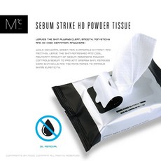 [엠도씨] 세붐 스트라이크 HD 파우더 티슈 - 파우더 함유 물티슈/땀/유분/각질/뽀송뽀송 마무리, 없음, 상세설명 참조