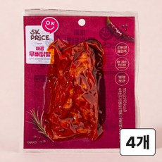 5k프라이스 매콤 무뼈닭발, 4개, 150g