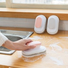 帶手柄浴缸刷 浴室清潔刷 廚房去污刷 魔力海綿擦 洗鍋刷 熱賣爆款, 1個, 新款 【1個裝】高質量 更好用