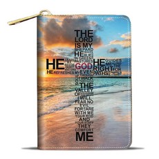 [ 1263339 ] JDHJFBFJNP 여성용 신용 카드 홀더 지갑 소형 RFID 지갑 슬림 가죽 케이스 지퍼 포함 울프 신 예수 크리스천 십자가 패션