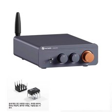 포시오디오 Fosi Audio 진공관 앰프 프리앰프 어댑터 엠프, 블루 48V5A전원+MUSES02앰프, 기본 색상