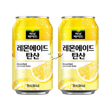 미닛메이드 레몬에이드 탄산 355ml 6캔, 6개