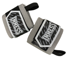 이메스 헬스 손목보호대 리스트랩 중량운동 벤치프레스 웨이트 크로스핏 아대, 그레이, 1세트