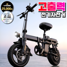 가람전자 접이식 전기자전거 고출력 전동 자토바이 배달 가성비 파스 pas, 2.[스테디] 60km, 경량스틸