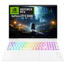 HP 2025 오멘 맥스 16 코어Ultra9 지포스 RTX 5090, Ceramic White, 1TB, 64GB, WIN11 Pro, 16-ah0187TX