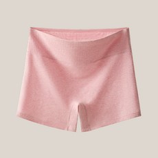 DIU 純棉女士平角內褲透氣防走光二合一保險褲柔軟親膚四角短褲打底褲