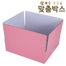 맞춤박스 택배칼라박스 컬러박스 포장박스, E05P(핑크), 1세트