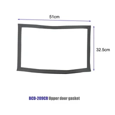 냉장고 도어 씰 스트립 51×32.5cm Homa BCD-209CR PVC 고무 켓 부품, 01 Up-seal rip