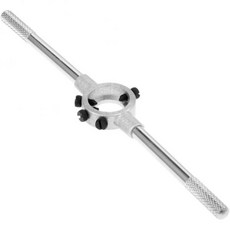 RVGVKPANAK(매점) 1개 20mm 다이렌치 스틸 원형 다이 핸들 핸드툴 M4.5-M6 다이스에 대응 나사 절단 도구 금속 워크피스 나사 제조사 핸드툴 액세서리, AHYYLKLPER 1Pc 20mm 다이 렌치 스틸 원