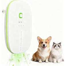 고양이 배설물 탈취제 99% 오존 냄새 제거제 음이온 2-IN-1 휴대용 플러그 인 이온 공기청정기 필터 없는 조용한 개 제거 가정 반려동물 주방 화장실 옷장 차고