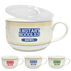 유비토 전자레인지 대용량 라면 그릇 손잡이 계란찜 1000ml, 1개, 블루