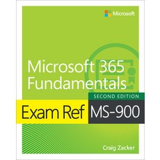(영문도서) Exam Ref Ms-900: Microsoft 365 Fundamentals Paperback, Microsoft Press, English, 9780138237110
