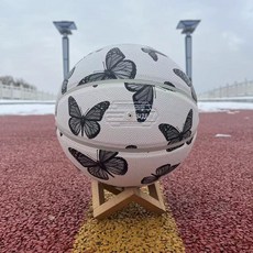 Sunky 兒童戶外磨砂橡膠籃球 螢光夜光設計, 六號籃球-黑蝴蝶859,低配：球針網兜, 1個