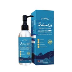 FERRIST菲瑞絲 挪威水域天然鮭魚油170ml 貓狗通用 寵物毛髮護理 寵物關節護理, 1個, 菲瑞絲挪威水域天然鮭魚油170ml