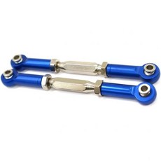 VRX for Racing RH1043 RH1045 RH1043SC RH1045SC RH817 RH818 110 18 RC 카 업그레이드 부품 2개 금속 조향 링크 로드 액세서, VRX for Racing RH1043 RH1045 R