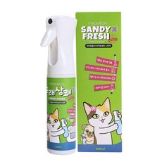미유박스 고양이모래 탈취제 모래상쾌 300ml 저자극 냄새제거 스프레이, 1개