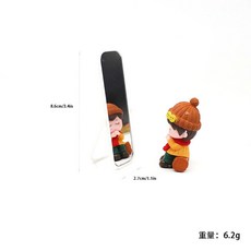 娃娃屋微縮全身鏡 迷你落地鏡模型, 1:18白色穿衣鏡（不帶圖片娃娃）