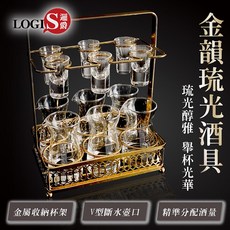 LOGIS 金韻琉光 6對酒具組 分酒器與酒杯組, 1個