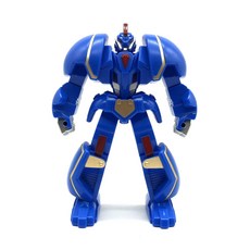 모형 보트 다이캐스트 장난감 전동 해적선 바닷가 수영장 해변, 기본구성, 1개, 블루골드 메카워리어