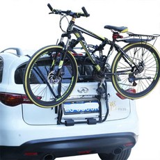 승용차 자전거 거치대 차량용 캐리어 견인 트레일러, 스테인리스 2대