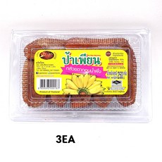 태국 바나나 99% 베이크 위드 허니 1% worldfood, 250g, 3개
