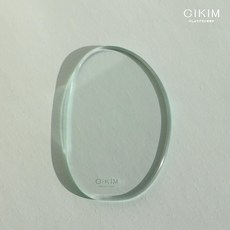 투명 파데 블렌딩 파레트 파운데이션 네일아트 베이스 믹싱 팔레트 메이크업 스파츌라 믹싱팔레트, 1개, 타원형