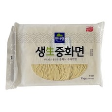 MK 면사랑 중화면 6인분 1kg 생 중화 수타면 짬뽕 짜장면 면 짜장 중국 국수, 3개