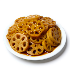 [장사의신 X 올바른식품] 장신몰 연근조림 500g 양념 연근 조림 반찬, 1개