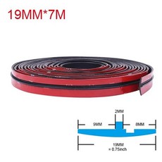 프로텍터 씰 차단 지붕 소음 씰 방음 고무 유리 가장자리 자동차 스트립 창문 실란트 씰링 자동차 앞 스트립 자동차, 1개