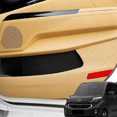 문콕방지 차량문보호 레이 가죽 도어커버 기스방지 커버 자동차 자동차문보호 레이가죽, 브라운