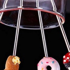 칵테일머들러 하이볼스틱 샹그리아 머들링 홈카페 땡땡이 머들러 롱 스푼, 1개, 7도넛머들러-진핑크