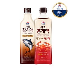 사조 참치액900g x1개 + 홍게액900g x1개, 1세트