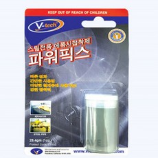 HOMEAVE 파워픽스 스틸용 에폭시 접착제 28.4g 실외금속보수용