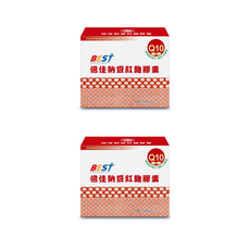 BEST倍佳 納豆紅麴Q10膠囊 顧暢快健康維持 調節生理機能, 2個, 100顆