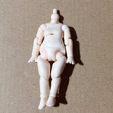 GSC OB11 素體 粘土人關節素體, 1個, 12号奶油肌女小胸送脖子