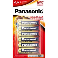 【Panasonic】國際牌 大電流鹼性電池 紅色鹼性 3號12入/ 4號12入 (吊卡/收縮隨機出貨), 1個, 3號 紅鹼 12入