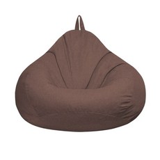 대형 빈백 커버 침실 시트 라운저 소파 성인용 충전재 없음 편안한 가정용 거실, COFF