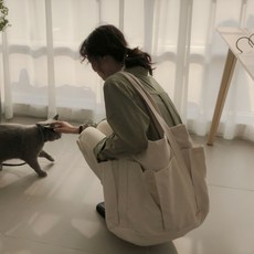 浪漫Lounge 女用 Denrive 大容量帆布環保袋