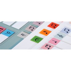 엔픽스유 음표인덱스 음표스티커, 파스텔