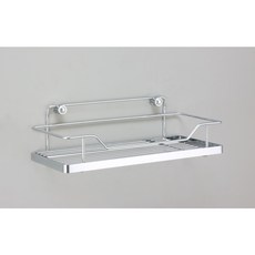 台灣製造 304不鏽鋼浴室置物架 白鐵方型多層收納架 浴室收納層架, 1個, 單層