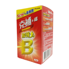 克補加鐵加強錠, 30顆, 1罐