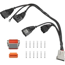 엑스 오토하우스 점화코일 와이어 하니스 아우디 A4 TT용 폭스바겐 비틀 골프 GTI 제타 파사트 06B998018T 연장 배선 피그테일 커넥터 엔드 와이즈 디티, 엑스 오토하우스 점화코일 와이어 하니스 아우디 A4 T