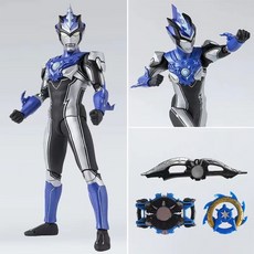 골드 컬러 가동 피규어 기계인형 조립 가능 남자아이 생일선물, 블루 [선물 상자] 17cm 슈퍼 가동