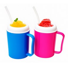 슬러시메이커 프로즌매직 슬러쉬 물병 보냉병 물통 빙, 슬러시메이커 핑크, 1개